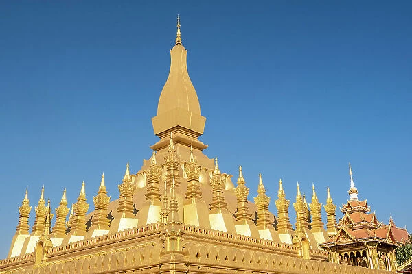 Gold Stupa, Pha That Luang, Vientiane (capital city), Laos