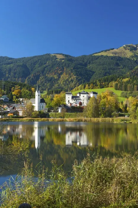 Framed Print : Goldegg in Pongau Salzburger Land, Austria Framed Print : Goldegg in Pongau Salzburger Land, Austria