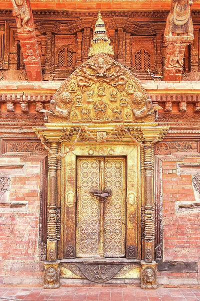 The Golden Door, Royal Palace in Patan, Kathmandu Valley, Nepal, Asia