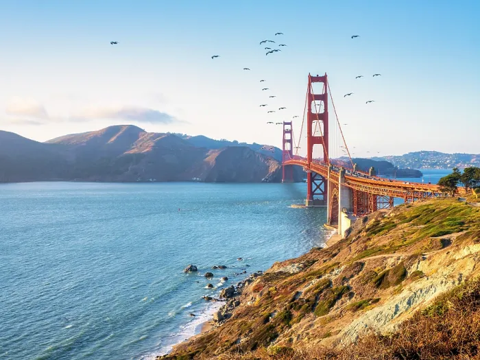 Framed Print : Golden Gate Bridge, San Francisco, California, USA