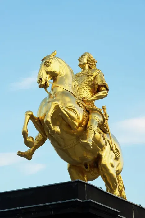 Framed Print : Golden Rider statue, Dresden, Saxony, Germany Framed Print : Golden Rider statue, Dresden, Saxony, Germany