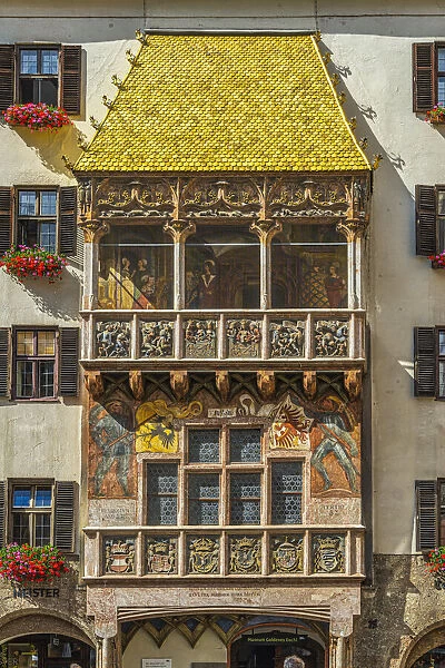 The Golden Roof (Goldenes Dachl) is the symbol of Innsbruck