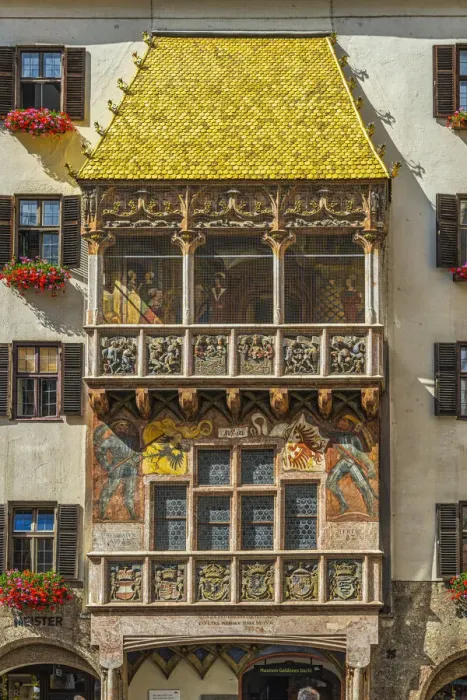 Framed Print : The Golden Roof (Goldenes Dachl) is the symbol of Innsbruck