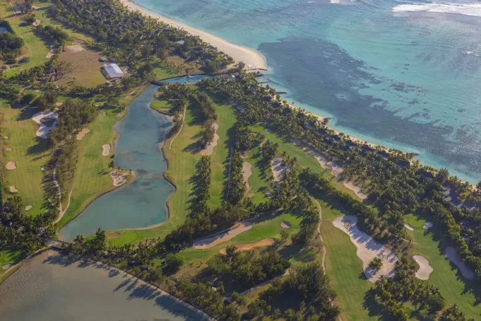 Framed Print : Golf course at Beachcomber Paradis Hotel, Le Morne Brabant Peninsula, Black River Framed Print : Golf course at Beachcomber Paradis Hotel, Le Morne Brabant Peninsula, Black River