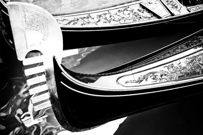 Framed Print : Gondola Close up, Veneto, Venice, Italy