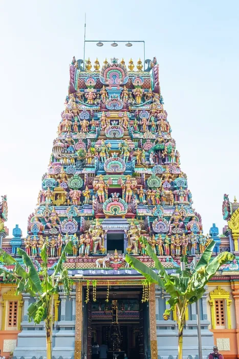 Framed Print : The Gopuram (entrance tower), Sri Kandaswamy Temple, Brickfields, Kuala Lumpur, Malaysia Framed Print : The Gopuram (entrance tower), Sri Kandaswamy Temple, Brickfields, Kuala Lumpur, Malaysia