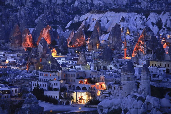 Goreme at Night, Cappadocia, Turkey