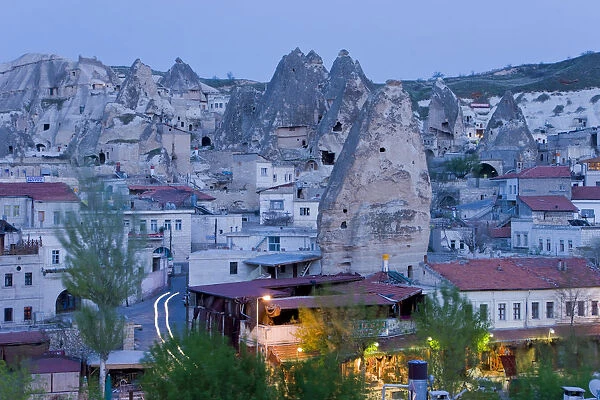 Goreme and Tufa rock formations, Cappadocia, Anatolia, Turkey