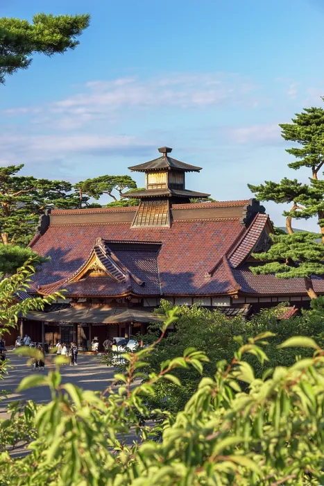 Framed Print : Goryokaku Palace in Goryokaku Park, Hakodate, Hokkaido, Japan