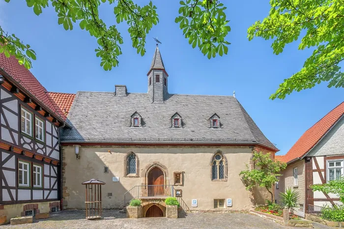 Framed Print : Gothic chapel from 1368 at Alsfeld, Hesse, Germany Framed Print : Gothic chapel from 1368 at Alsfeld, Hesse, Germany