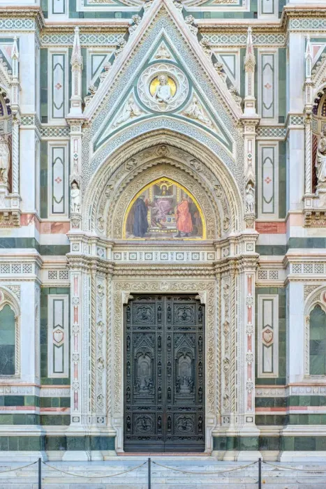 Framed Print : Gothic Revival faazade of Florence Cathedral (Duomo di Firenze) Framed Print : Gothic Revival faazade of Florence Cathedral (Duomo di Firenze)