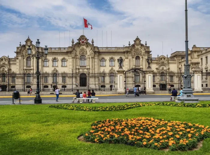 Framed Print : Government Palace, Plaza de Armas, Lima, Peru Framed Print : Government Palace, Plaza de Armas, Lima, Peru