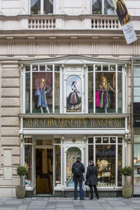 Framed Print : Graben pedestrian street, Vienna, Austria