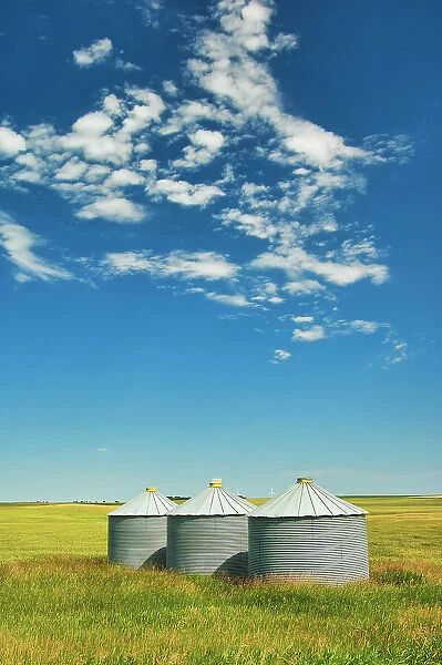 Grain bins Somerset, Manitoba, Canada