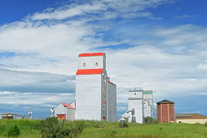 Framed Print : grain elevators and clouds Kenaston Saskatchewan, Canada Framed Print : grain elevators and clouds Kenaston Saskatchewan, Canada