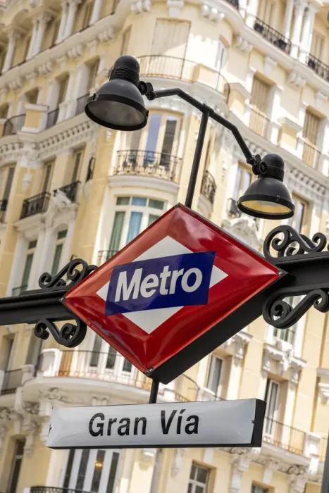 Framed Print : Gran Via street metro sign, Madrid, Community of Madrid, Spain Framed Print : Gran Via street metro sign, Madrid, Community of Madrid, Spain