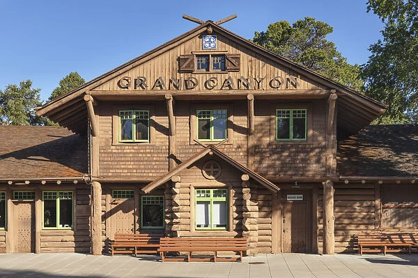 Grand Canyon Railway Depot, South Rim, Grand Canyon Nationalpark, Arizona, USA
