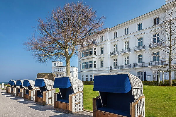 Grand Hotel in Heiligendamm (White City by the Sea), Mecklenburg-West Pomerania, Baltic Sea, Northern Germany, Germany