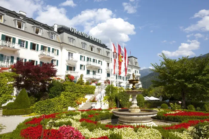 Framed Print : Grand Hotel on Lake Zell am See, Pinzgau, Salzkammergut, Austria Framed Print : Grand Hotel on Lake Zell am See, Pinzgau, Salzkammergut, Austria