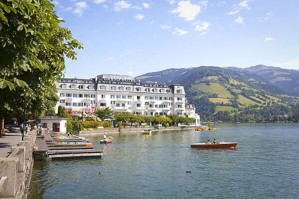 Grand Hotel on Lake Zell am See, Pinzgau, Salzkammergut, Austria