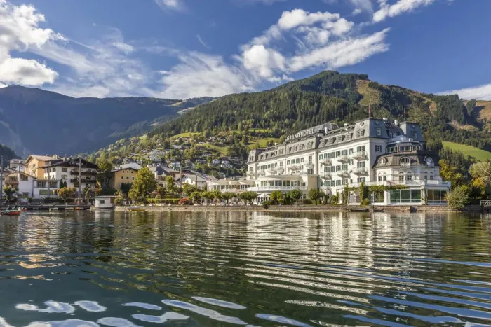 Framed Print : Grand Hotel Zell am See, Salzburg State, Austria Framed Print : Grand Hotel Zell am See, Salzburg State, Austria