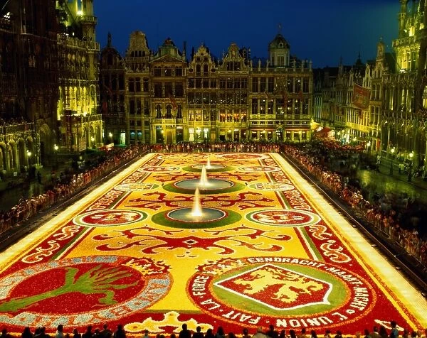 Grand Place  /  Floral Carpet (Tapis des Fleurs), Brussels, Belgium