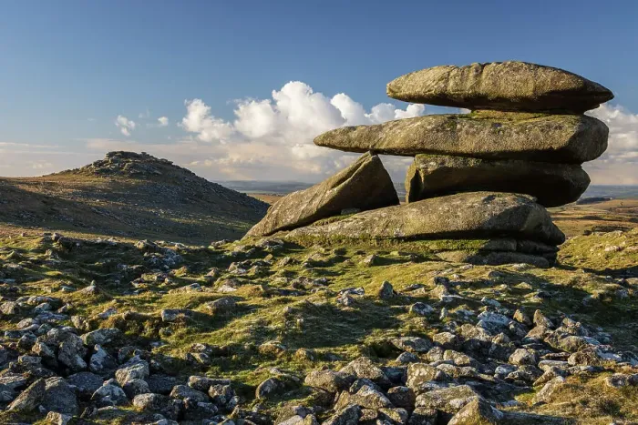 Framed Print : Granite outcrop on Showery Tor near Rough Tor, Bodmin Moor, Cornwall, England. Winter (January) 2024 Framed Print : Granite outcrop on Showery Tor near Rough Tor, Bodmin Moor, Cornwall, England. Winter (January) 2024