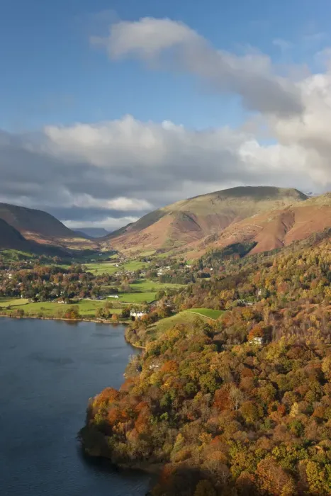 Framed Print : Grasmere lake and village from Loughrigg Fell, Lake District, Cumbria, England Framed Print : Grasmere lake and village from Loughrigg Fell, Lake District, Cumbria, England