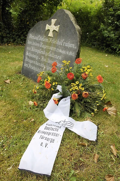 Grave of German War Victims, Friedrichstadt, Schleswig-Holstein, Germany