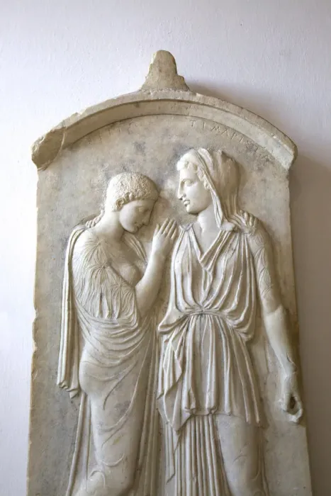 Framed Print : Grave Relief Of Krito And Timarista, Archaeological Museum, Old Town, Rhodes, Dodecanese Framed Print : Grave Relief Of Krito And Timarista, Archaeological Museum, Old Town, Rhodes, Dodecanese