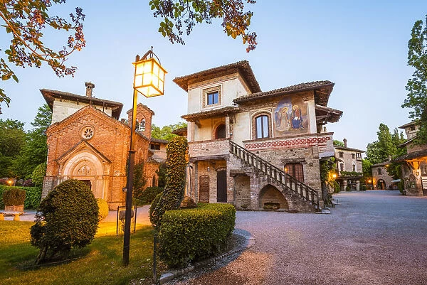 Grazzano Visconti, Vigolzone, Piacenza district, Emilia Romagna, Italy