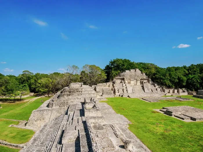 Framed Print : Great Acropolis, Edzna Archaeological Site, Campeche State, Mexico