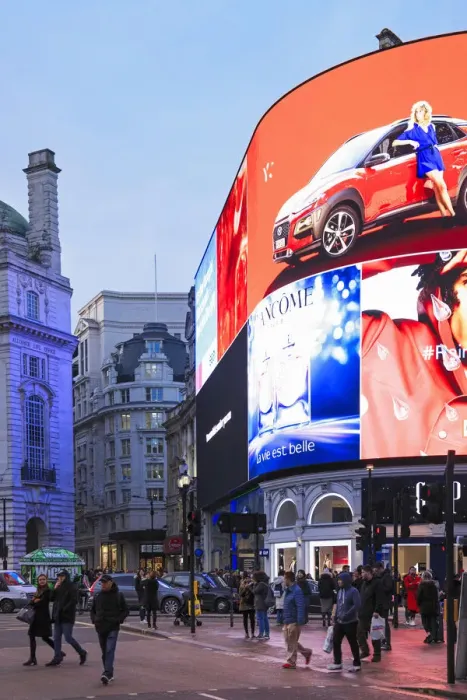 Framed Print : Great Britain, England, London, the newly renovated Piccadilly Circus in London s