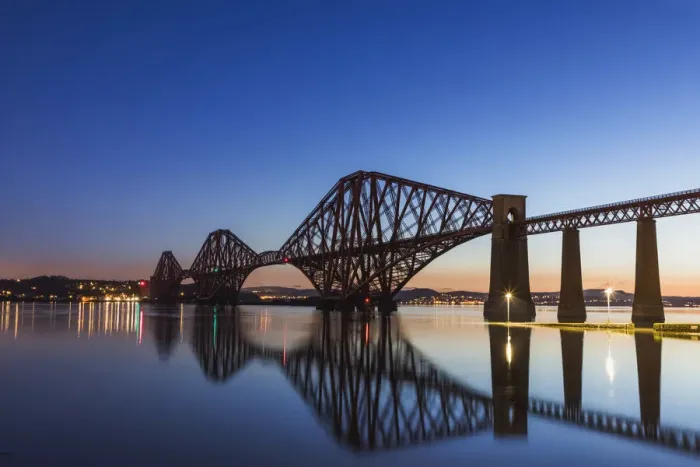 Framed Print : Great Britain, Scotland, Edinburgh, South Queensferry, The Forth Bridge at Dawn Framed Print : Great Britain, Scotland, Edinburgh, South Queensferry, The Forth Bridge at Dawn