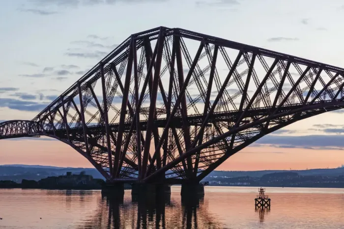 Framed Print : Great Britain, Scotland, Edinburgh, South Queensferry, The Forth Bridge at Dawn Framed Print : Great Britain, Scotland, Edinburgh, South Queensferry, The Forth Bridge at Dawn
