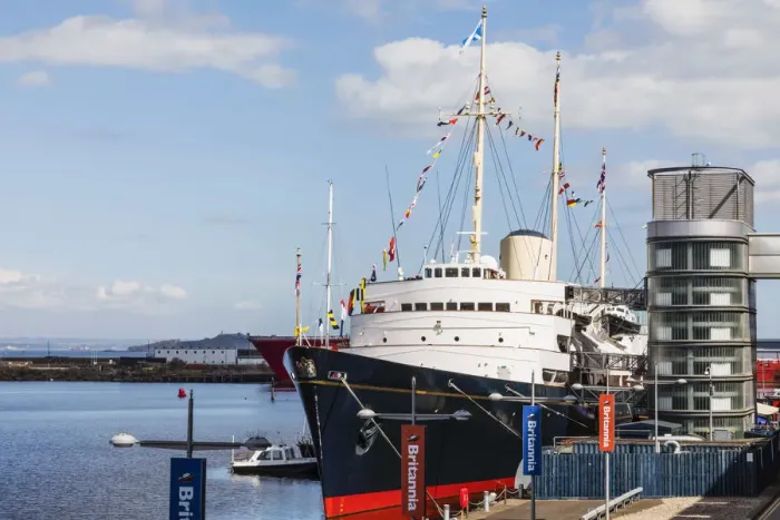 Framed Print : Great Britain, Scotland, Edinburgh, Leith, The Royal Yacht Britannia Museum Framed Print : Great Britain, Scotland, Edinburgh, Leith, The Royal Yacht Britannia Museum