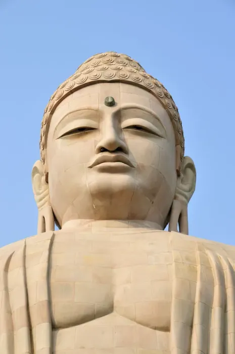 Framed Print : The great Buddha of Bodhgaya, India Framed Print : The great Buddha of Bodhgaya, India
