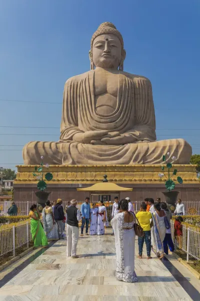 Great Buddha Statue Bodh Gaya Bihar India Print