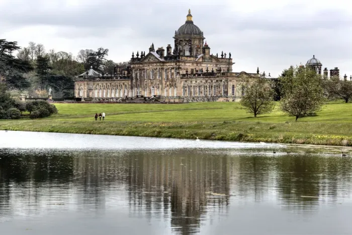 Framed Print : Great lake, Castle Howard, North Yorkshire, England, UK