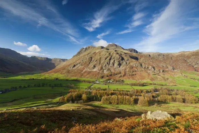 Framed Print : Great Langdale in Autumn, Lake District National Park, Cumbria, England Framed Print : Great Langdale in Autumn, Lake District National Park, Cumbria, England