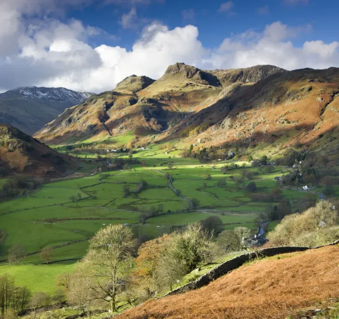 Framed Print : Great Langdale and the Langdale Pikes, Lake District National Park, Cumbria, England Framed Print : Great Langdale and the Langdale Pikes, Lake District National Park, Cumbria, England