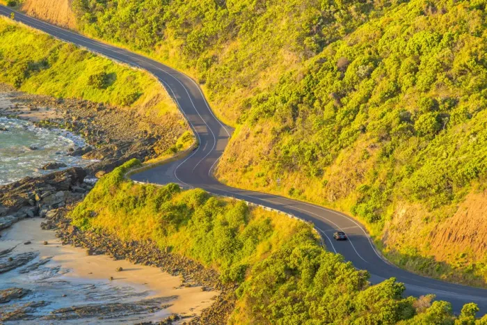 Framed Print : Great Ocean Road, Victoria, Australia. High angle view at sunrise Framed Print : Great Ocean Road, Victoria, Australia. High angle view at sunrise