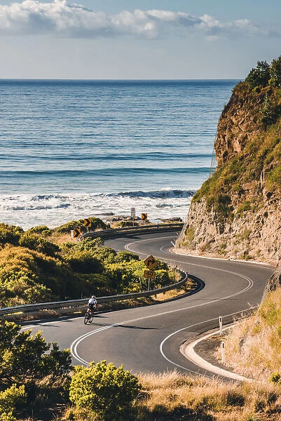 Great Ocean Road, Victoria, Australia. Bending road