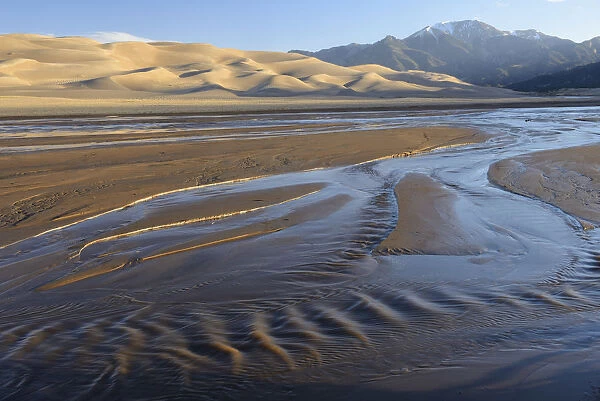 Great Sand Dunes National Park and Preserve, near town of Alamosa, Colorado, USA