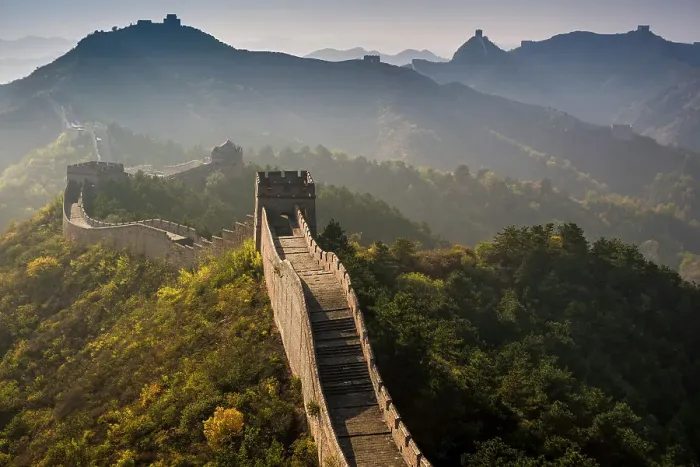 Framed Print : Great Wall of China at Jinshanling, China Framed Print : Great Wall of China at Jinshanling, China
