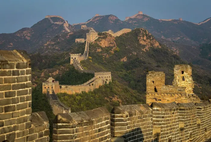 Framed Print : Great Wall of China at Jinshanling, China Framed Print : Great Wall of China at Jinshanling, China