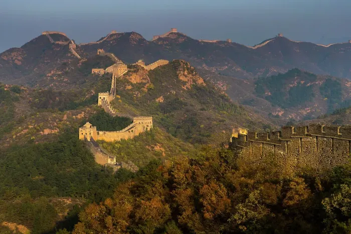 Framed Print : Great Wall of China at Jinshanling, China Framed Print : Great Wall of China at Jinshanling, China