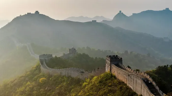 Framed Print : Great Wall of China at Jinshanling, China Framed Print : Great Wall of China at Jinshanling, China
