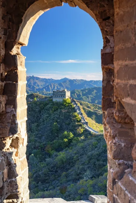 Framed Print : The Great Wall of China at Jinshanling (UNESCO World Heritage Site), Hebei Province, China Framed Print : The Great Wall of China at Jinshanling (UNESCO World Heritage Site), Hebei Province, China