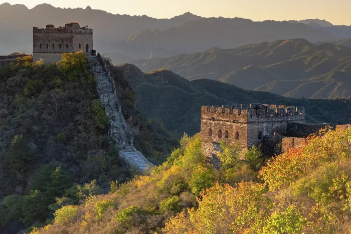 Framed Print : The Great Wall of China at Jinshanling (UNESCO World Heritage Site) at sunrise, Hebei Province, China Framed Print : The Great Wall of China at Jinshanling (UNESCO World Heritage Site) at sunrise, Hebei Province, China